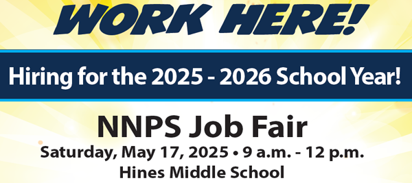 NNPS Job Fair, May 17, Hines Middle School