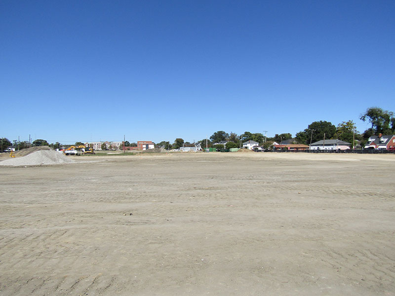 Foundation on grade west