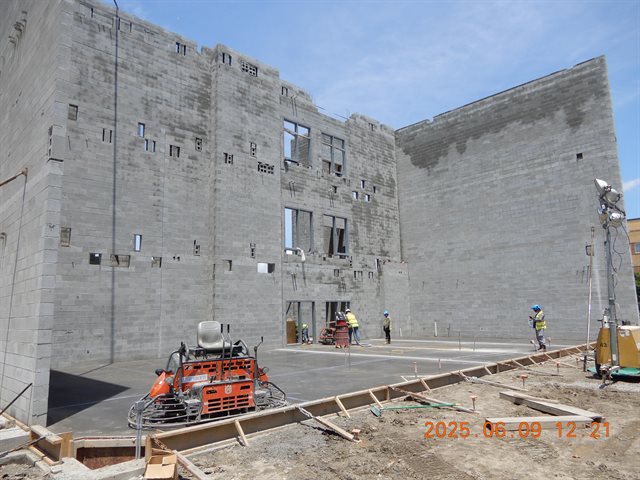 Structural Slab Area B Classrooms