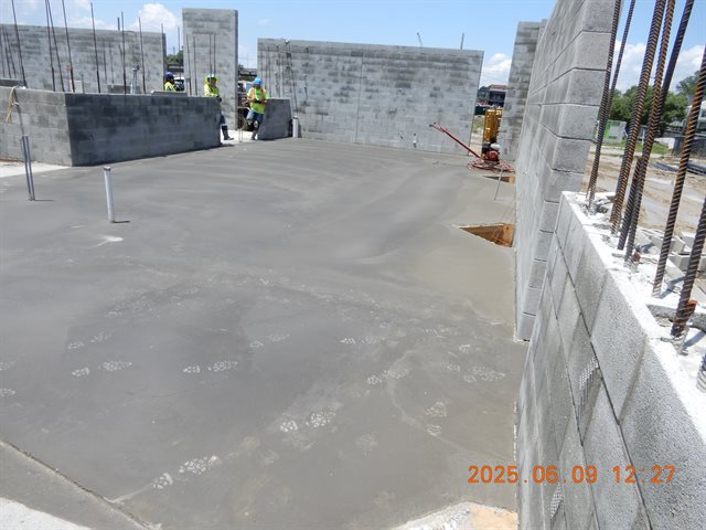 Structural Slab of Chorus Room