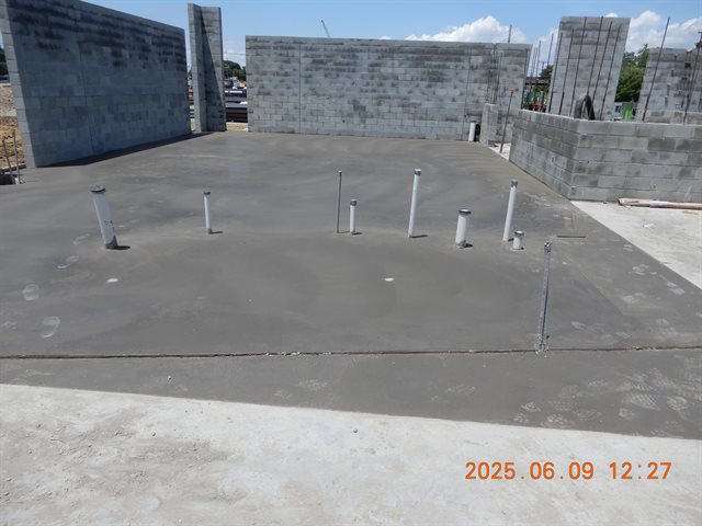 Structural Slab of Band Room