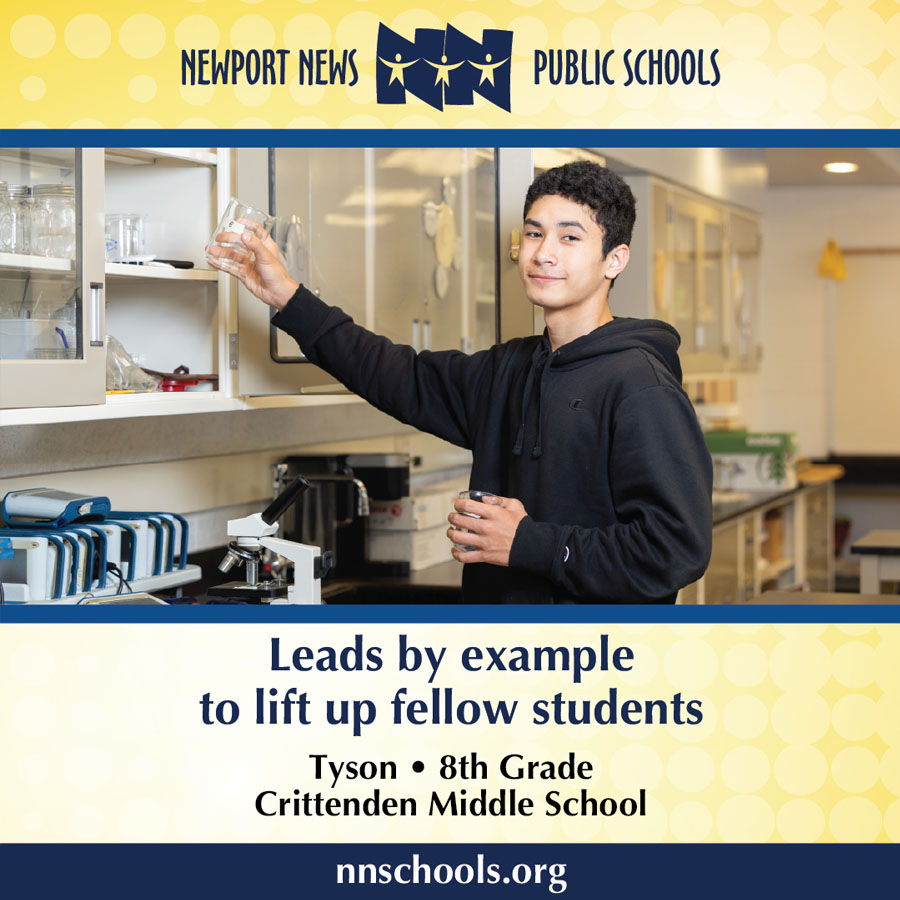 Crittenden Middle School 8th Grader Tyson Solomona