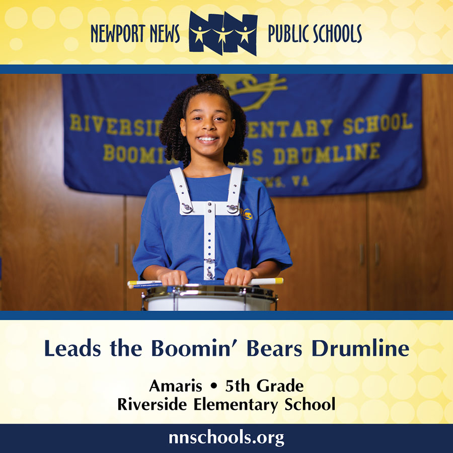 Riverside Elementary School 5th grader Amaris Thompson